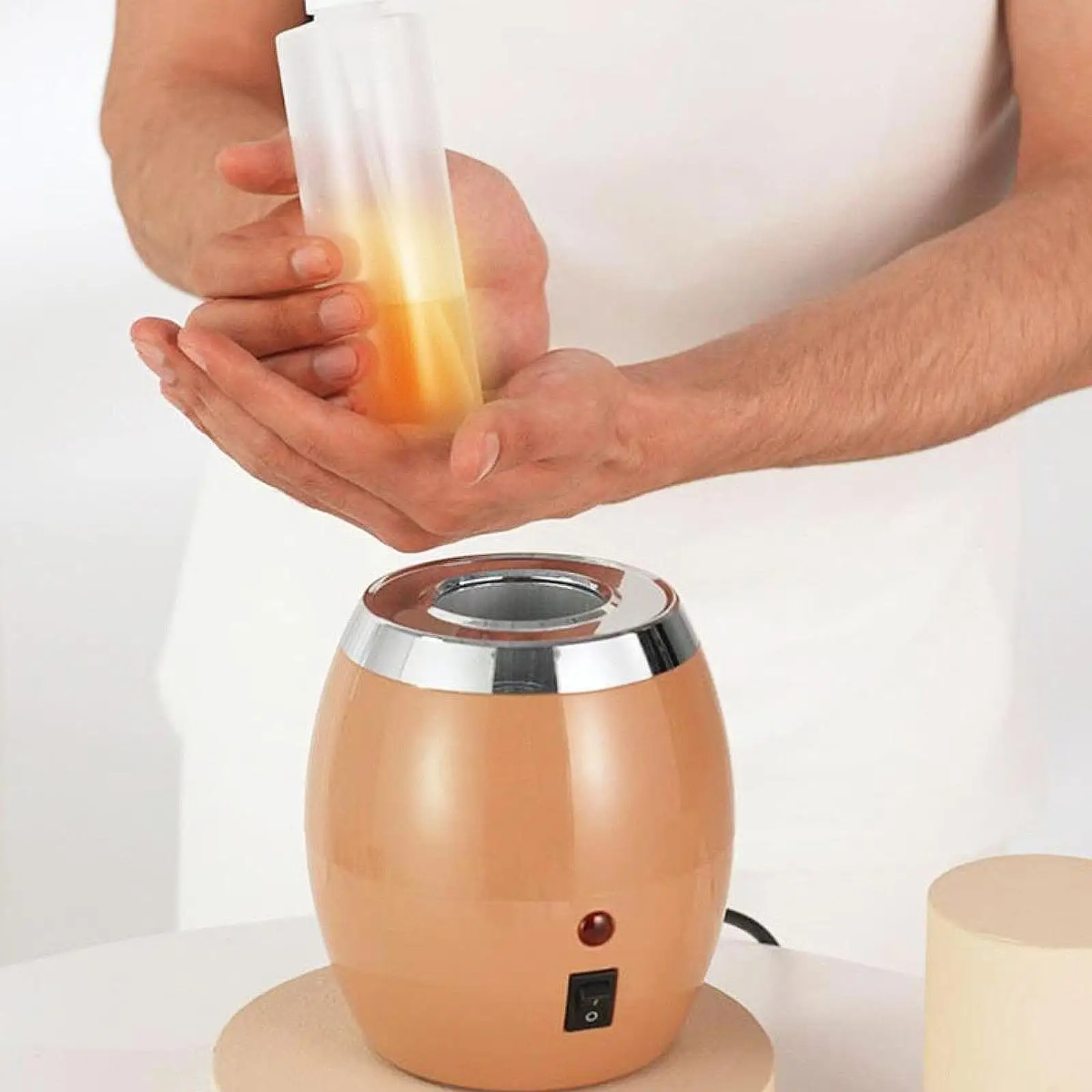 

Massage Oil Warmer for Single Bottle, Electric Lotion Heating Unit for Salon