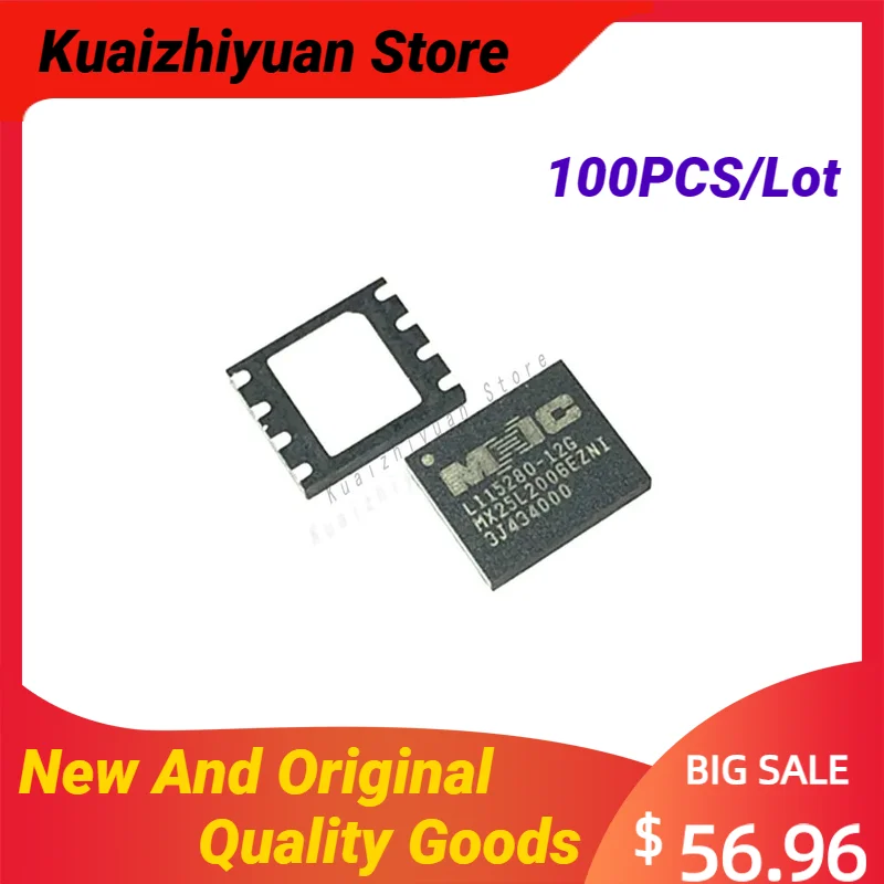 

100PCS/Lot New And Original MX25L2006EZNI-12G QFN8 MX25L2006EZNI IC FLASH 2MBIT SPI 86MHZ 8WSON Quality Goods