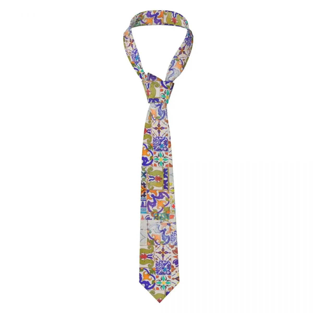 Moroccan Mosaic Neckties Fashion Neck Ties for Men Accessories Gravatas Gift