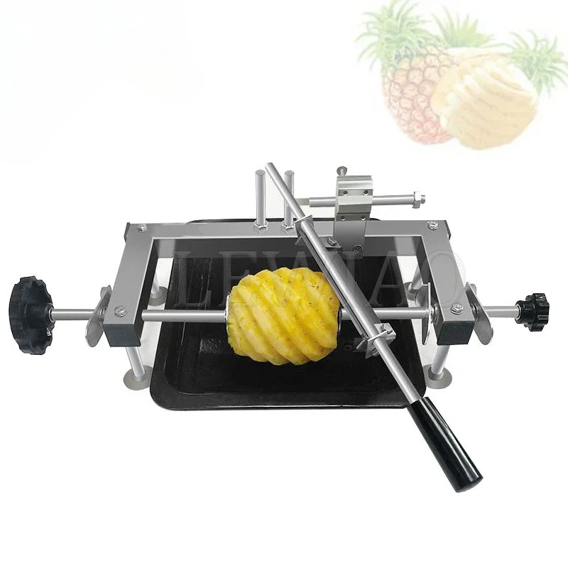 Manual Pineapple Peeler Stainless Steel Fruit Cutting Machine Vegetable Peeling Machine