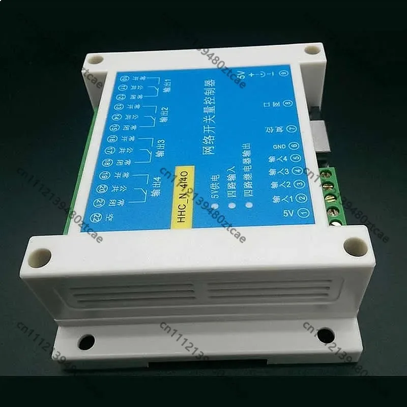 4 Channel Ethernet Relay Switch Delay Remote Control Module for Home Access