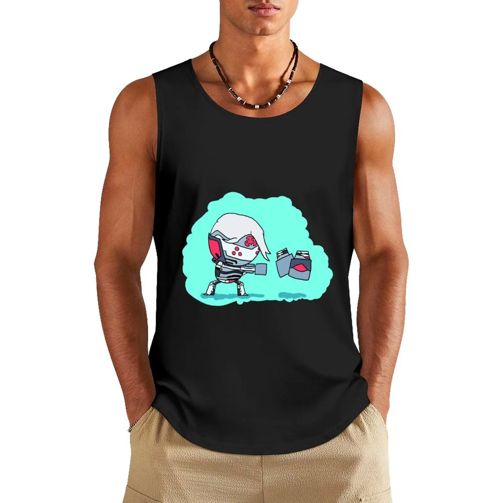 Brawlhalla - Hardsuit Val майка, жилет, одежда для спортзала для мужчин