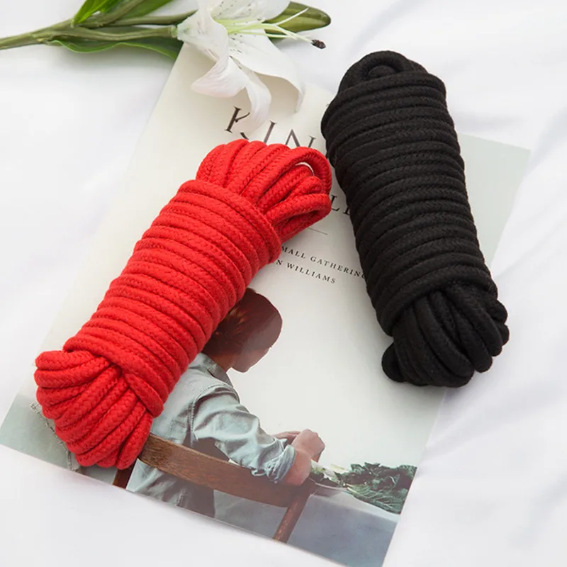 Soft Cotton Rope BDSM Bondage Shibari Restraints,Rope Cord Binding Binder Restraint, SM Play Adult Sex Toys For Couples chastity