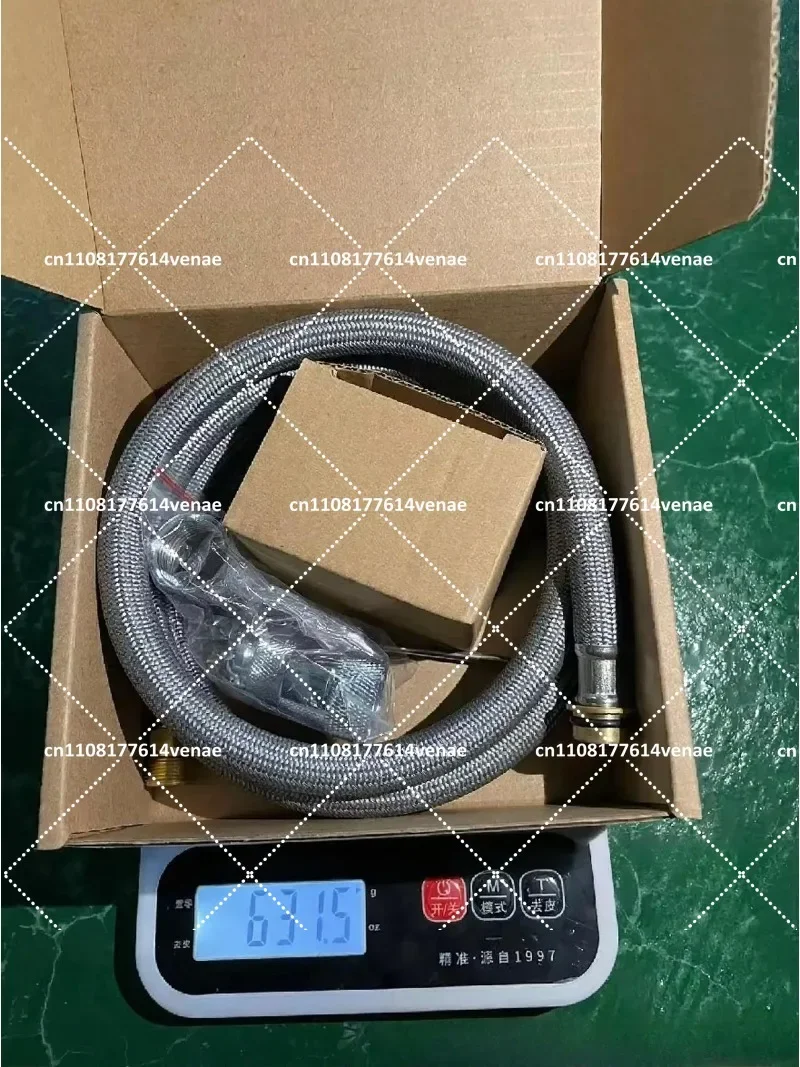 Flexible Stainless Steel Braided Kitchen Faucet Hose, Universal Replacement Connector, 3/8 Inch Compression Fitting