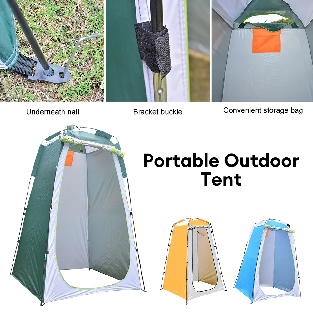 Portable Privacy Shower Tent, Exterior, Impermeável, Vestial, Abrigo para Camping, Caminhadas, Folding Beach Toilet, Banheiro