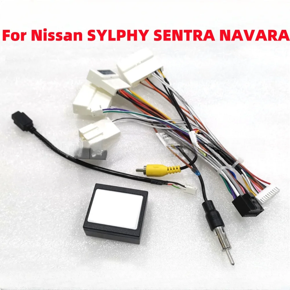 

Автомобильный радиоплеер, кабельный разъем Canbus, адаптер для приборной панели для Nissan SYLPHY SENTRA KICKS Qashqai X-Trail NAVARA Terra RZC