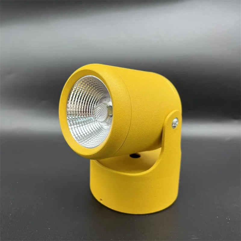 Regulable 360 °   Downlights LED giratorios y plegables 7W 10W Lámpara de techo montada en superficie Foco COB AC85V-260V Ra≥90