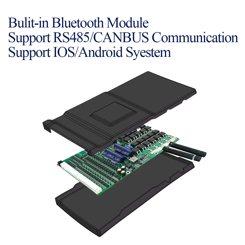 JIKONG JK B1A24S15P Smart BMS 1A Active Balance 150A Bluetooth 36V 48V 60V 8S 24S for Li-ion LTO LiFePO4 Battery Storage System