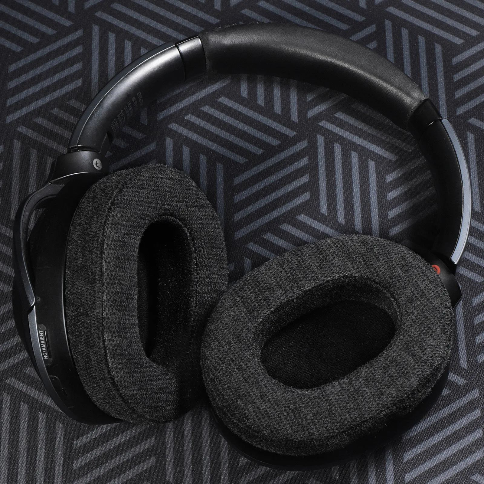 เปลี่ยนผ้าฝ้ายที่เป็นมิตรกับผิวแผ่นรองหูฟังสำหรับโซนี่ WH1000XM2 MDR 1000X หูฟังอะไหล่สวมใส่สบาย