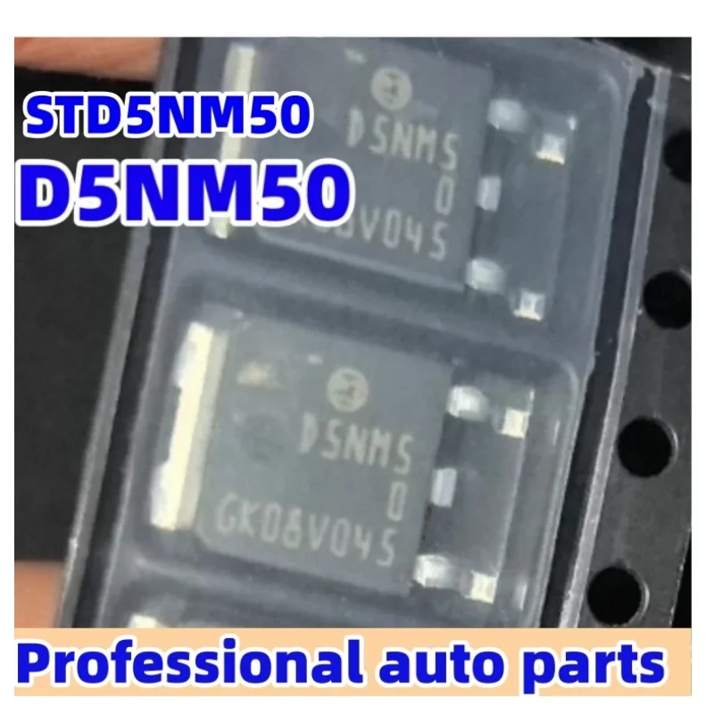 10pcs/lot D5NM50 STD5NM50 STD5NM50T4 TO252 Brand New Original Automobile computer board N-channel MOS field-effect transistor