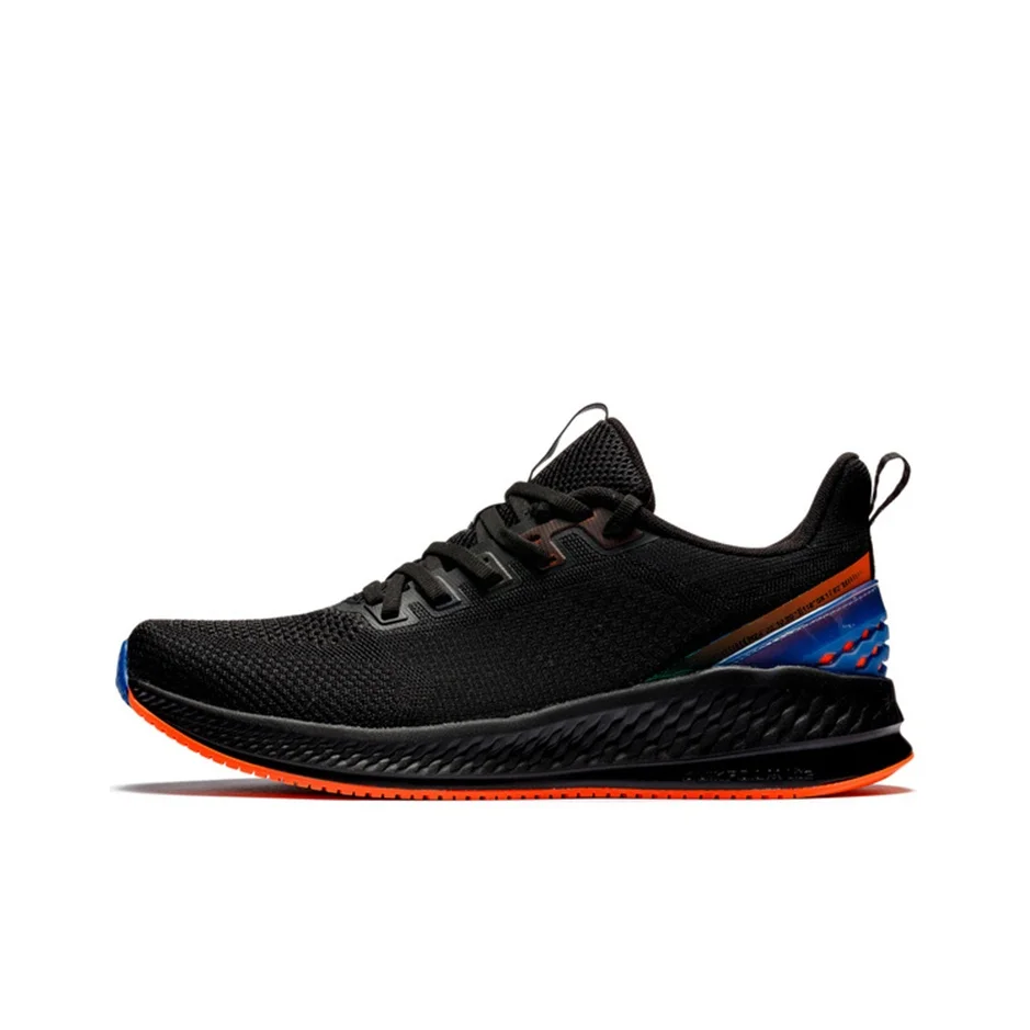 361 Sharp Brilliance II Mesh Breathable Low top Running Shoes Men's Black 572022204-8