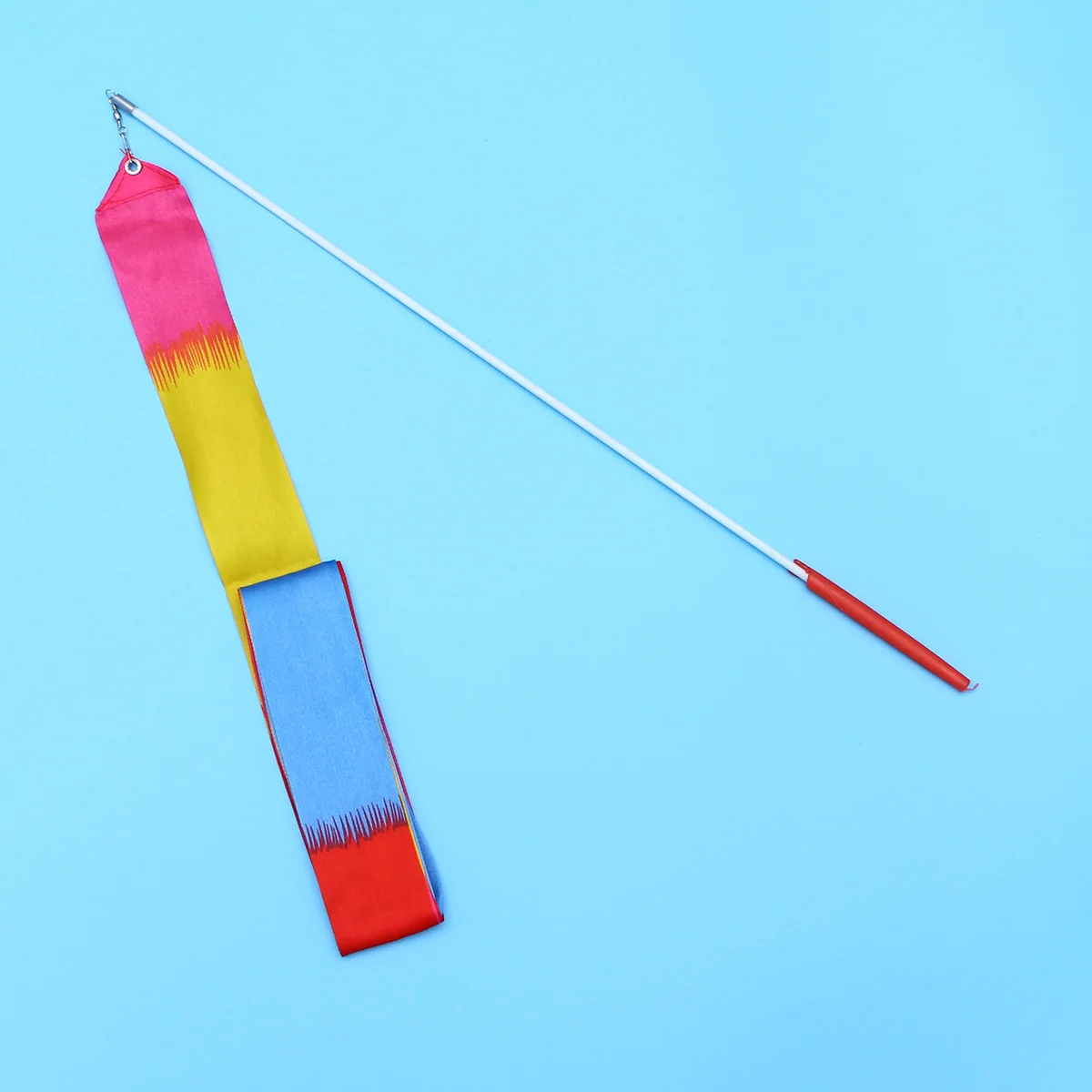 

3pcs 4 Meters Colorful Gymnastics Ribbons Stick Kids Dance Art Streamers Rhythmic Ribbon Twirling Training Equipment For