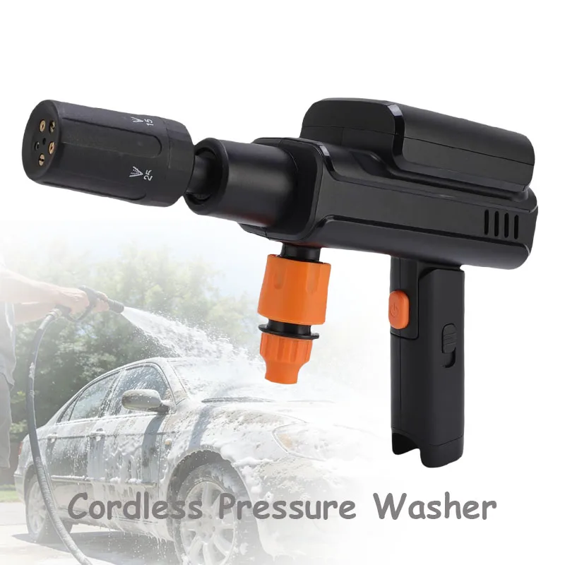 

Car Cordless Pressure Washer Portable Handheld Electric Power Cleaner Multifunctional for Cars Driveways Garden Home Cleaning