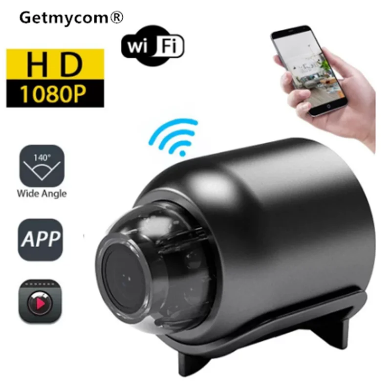 

1080P HD Mini Camera WiFi Wireless HD Night Vision Camera Home X5 Remote Camera Kids Pet Safety Monitoring