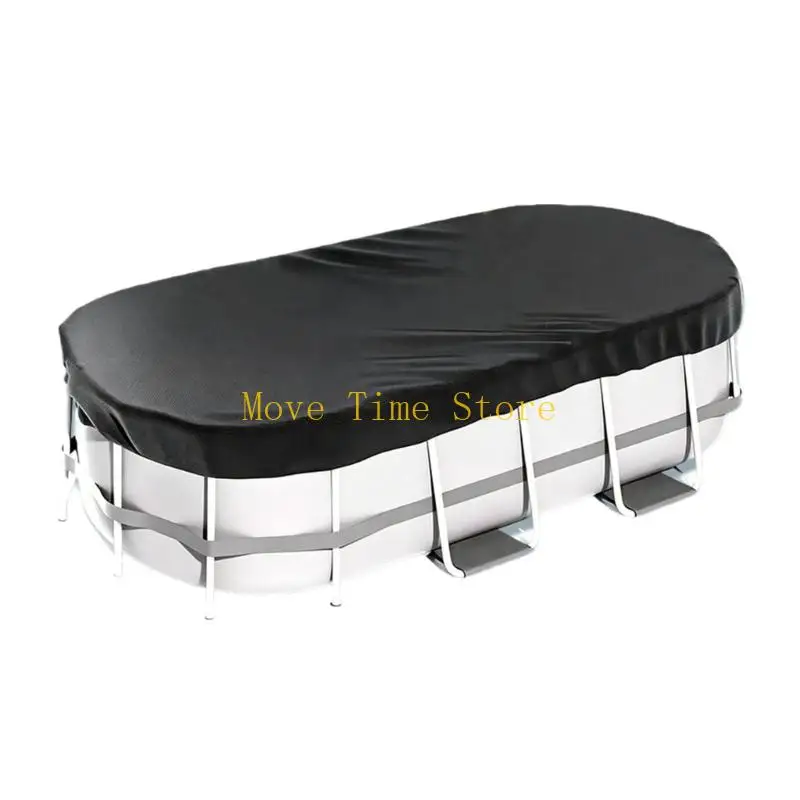 92ME Backyard Debris Cover for Above Ground Pools, Water-Resistant Fabric and Drawstring Tie for Routine Maintenance