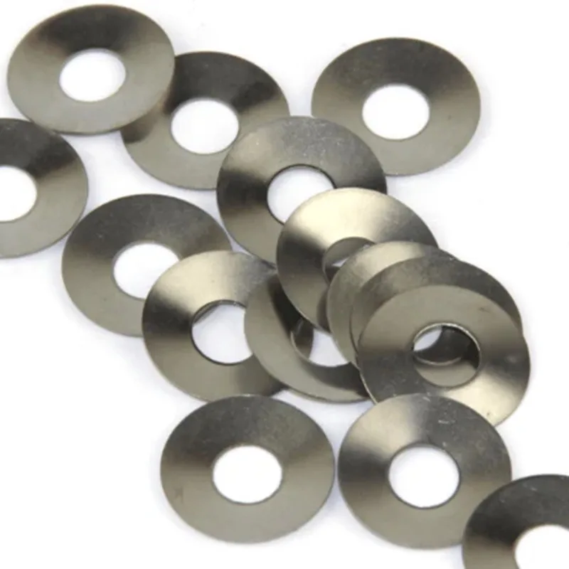 100Pcs 304 Stainless Steel Waved Spring Washer, For Li‑ion Coin‑Cell Button Battery Lab Assembly