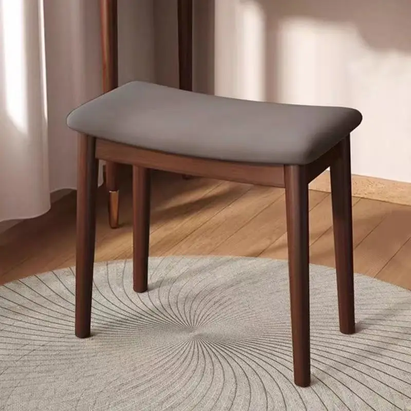 #Wooden Makeup Stool, Simple and Elegant Guzheng Stool, Sophisticated Dressing Stool, Home Use Bench
