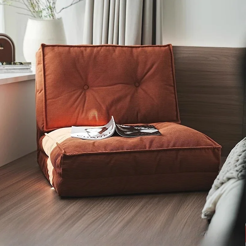 Lazy Living Room Sofa  Foldable Dual-use Single Sofa Lazy Tatami  furniture Home Lie and Sleep Floor Leisure Sofa Bed