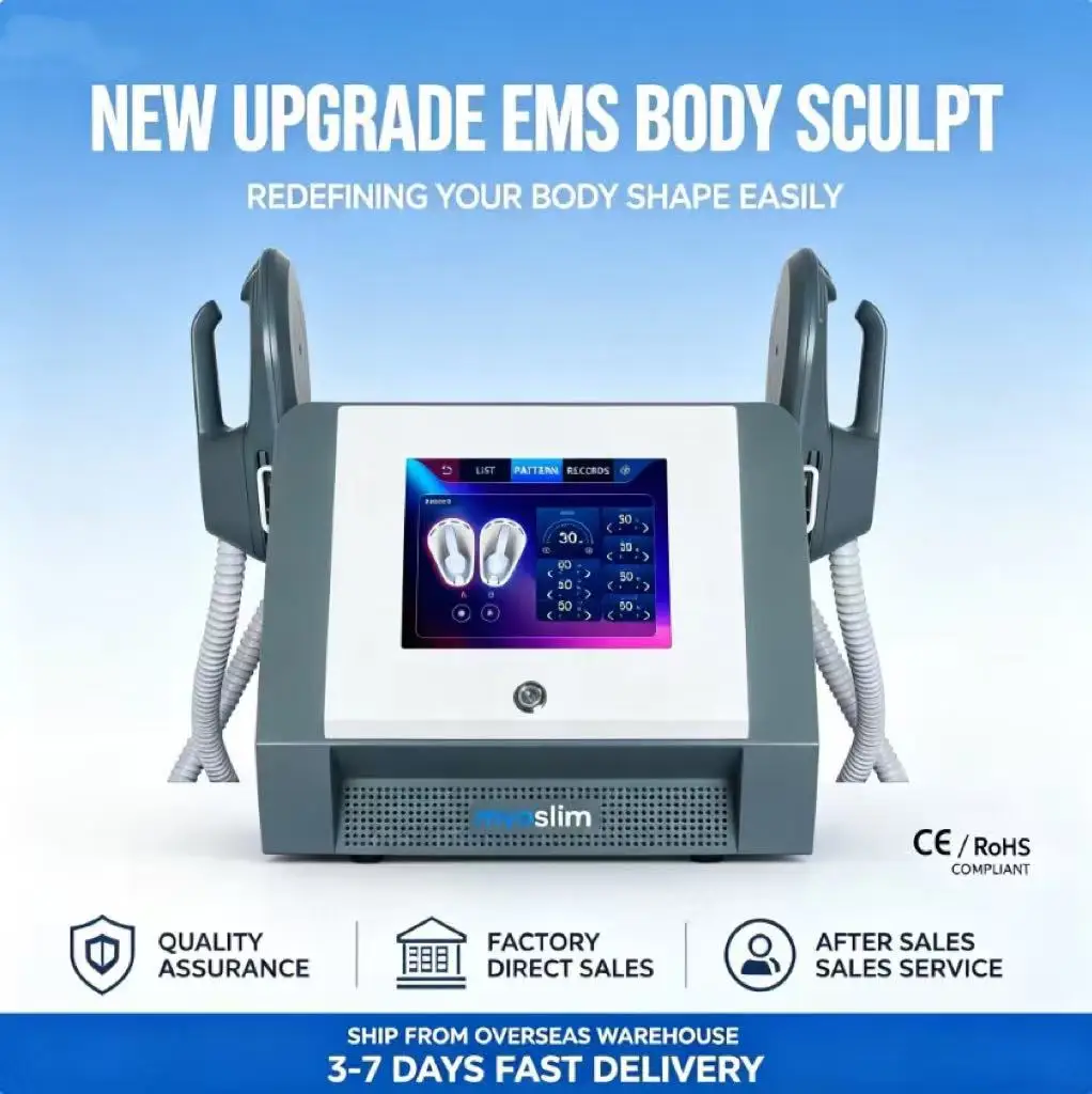 Myoslim HIEMT Contouring Device Electric Muscle Trainer Fat Reducer Slimming Butt Enhancer Shaper Body Treatment