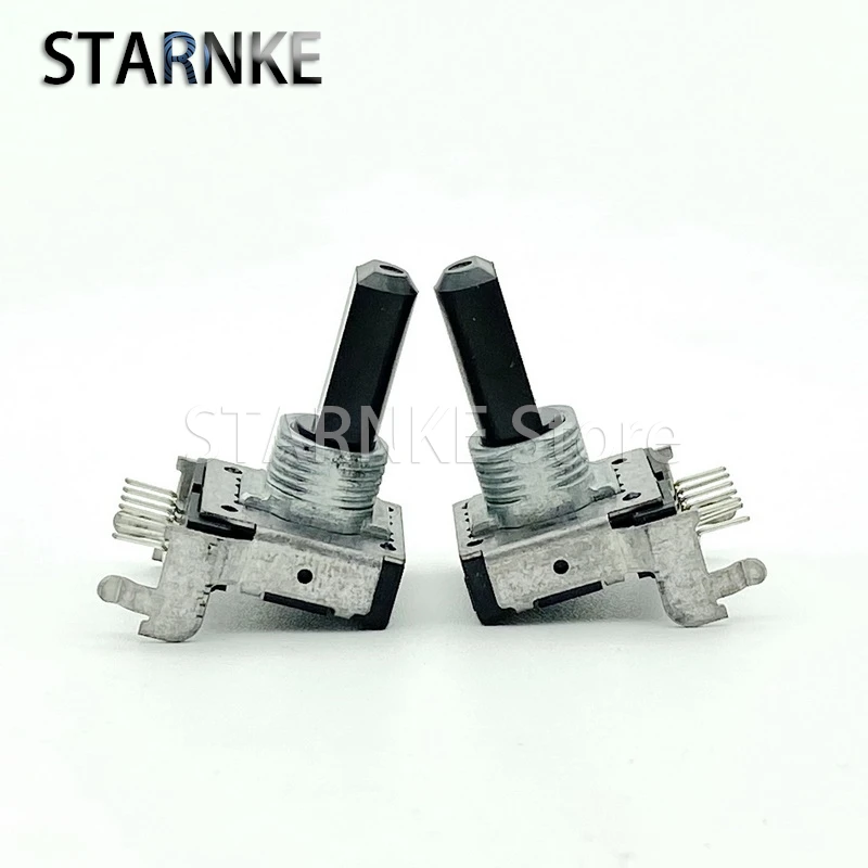 2PCS RK14 Single Row 7-pin Horizontal C100K Amplifier Audio Mixer Electric Piano Volume Potentiometer