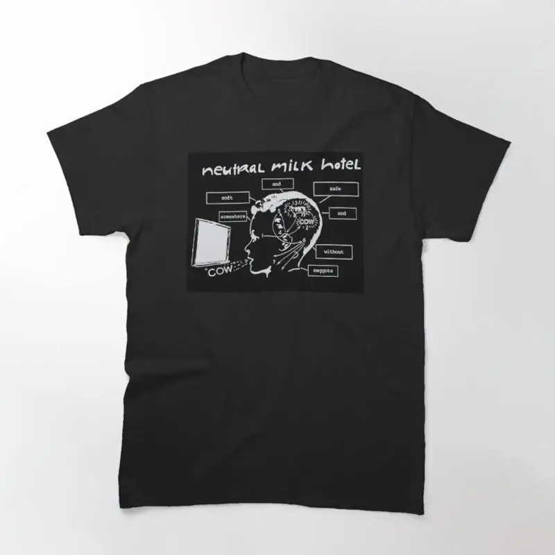Neutral Milk Hotel Somewhere Soft And Sweet Without Maggots Classic T-Shirt