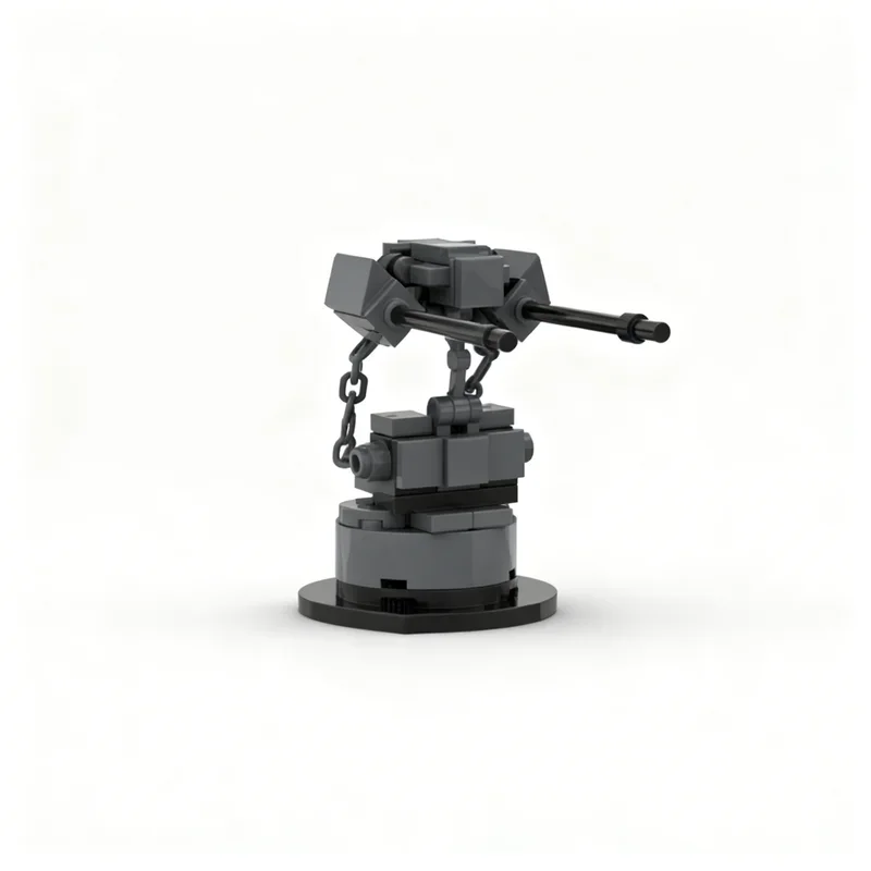 140pcs MOC Icons Helldivers 2 Sentry Stratagems Part Model Building Toy Blocks Architecture Christmas Gift Education Kids