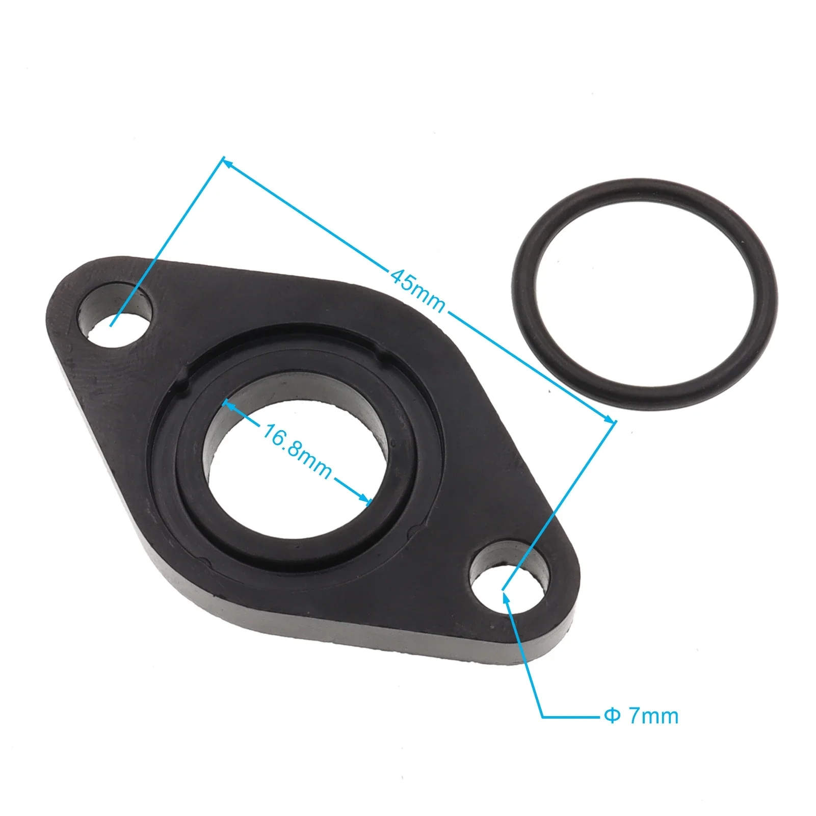 1 zestaw 17mm uszczelka dystansowa kolektora dolotowego gaźnika do 4-suwowego motocykla skuterowego GY6 50cc