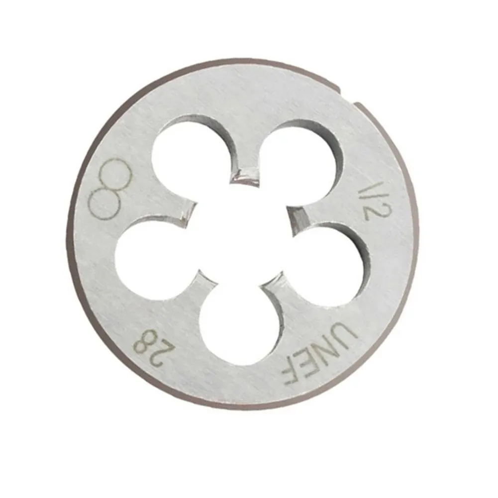 1pc 1/2-28 UNEF Filettatura Die Mano Destra Per Macchina di Stampaggio Vite Die Per Stampo Lavorazione Utensili A Mano Parti di Accessori