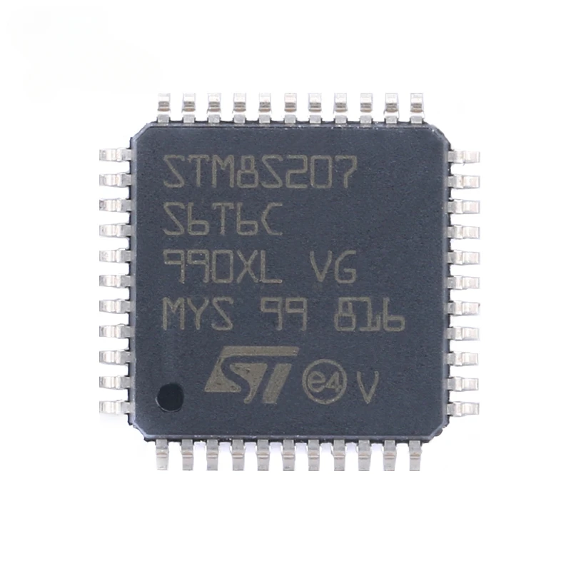 Original genuine STM8S207S6T6C LQFP-44 24MHz/32KB flash memory/8-bit microcontroller MCU