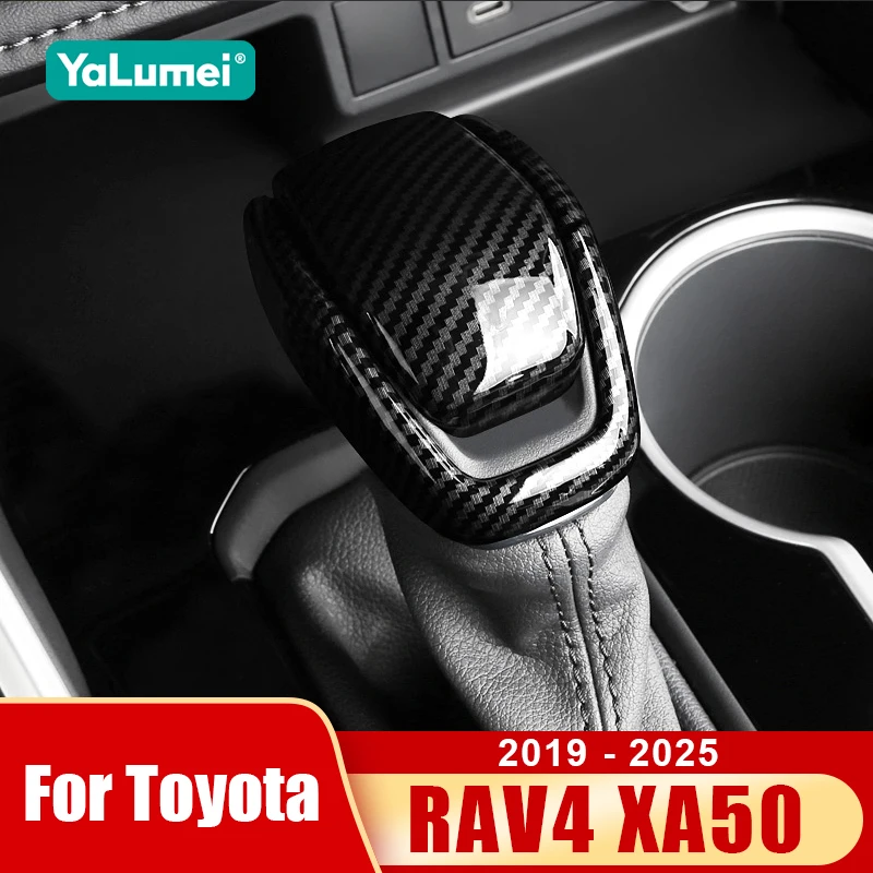 Für Toyota RAV4 XA50 2019 2020 2021 2022 2023 2024 2025 RAV 4 Hybrid Auto Schaltknauf Schaltkopf-Abdeckung Zubehör