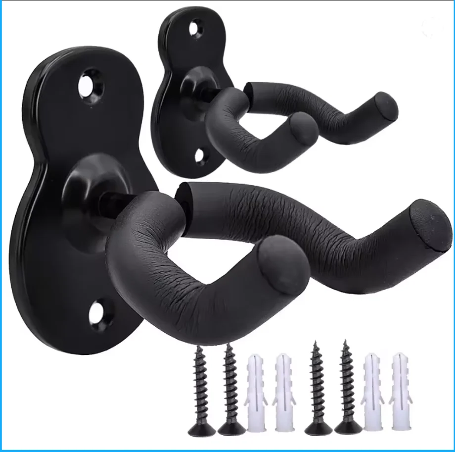 Gitarren-Wandhalterung, Gitarrenhaken Rutschfester Halter Ständer für Akustikgitarre Ukulele Violine Bassgitarre