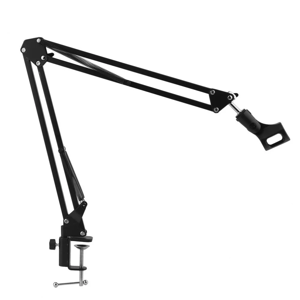 Profissional Microfone Suspensão Boom Arm Stand, Mic Gravação Bracket, Stand Holder para Estúdio Transmissão