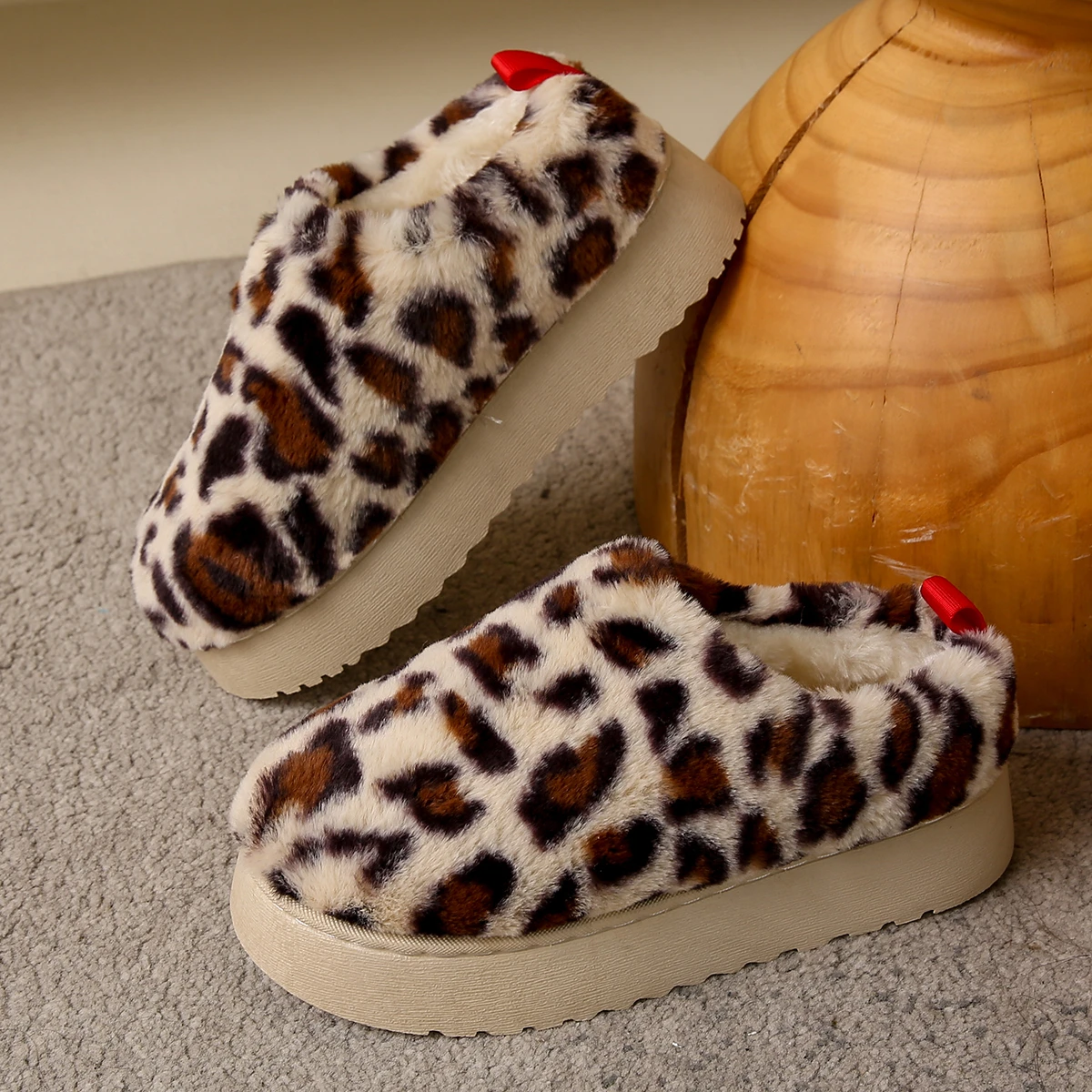 Women Boots 2024 New Plush Slippers Warm Soft Flats Boots Home Indoor Footwear Candy Color Autumn Winter Shoes Zapatos De Mujer image 5