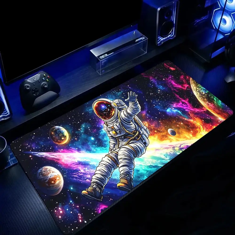 Elegant space traveler Mouse Pad Large Computer Office Game Table Mats Rubber Anti-slip XXL Mouse Mat HDP Long Desk Pads