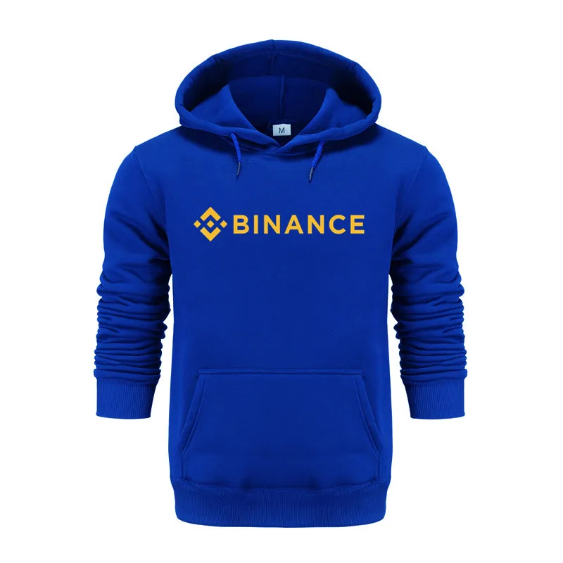 Binance-Sweats à capuche College Crypto PVD pour hommes, chemise de protection, pull épais, veste d'hiver, mode