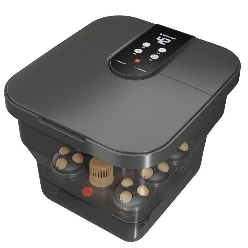 Picture 6: CFolding Electric Foot Bath Bucket, Remote Control Heated Foot Spa, Constant Temperature Massage Basin, Portable Insulated