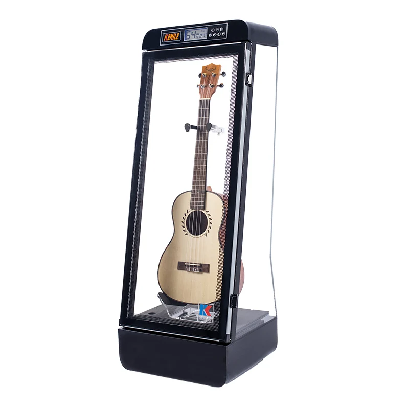 Moisture proof thermostatic instrument cabinet KEMILE A04 thickened acrylic Ukulele dehumidifier