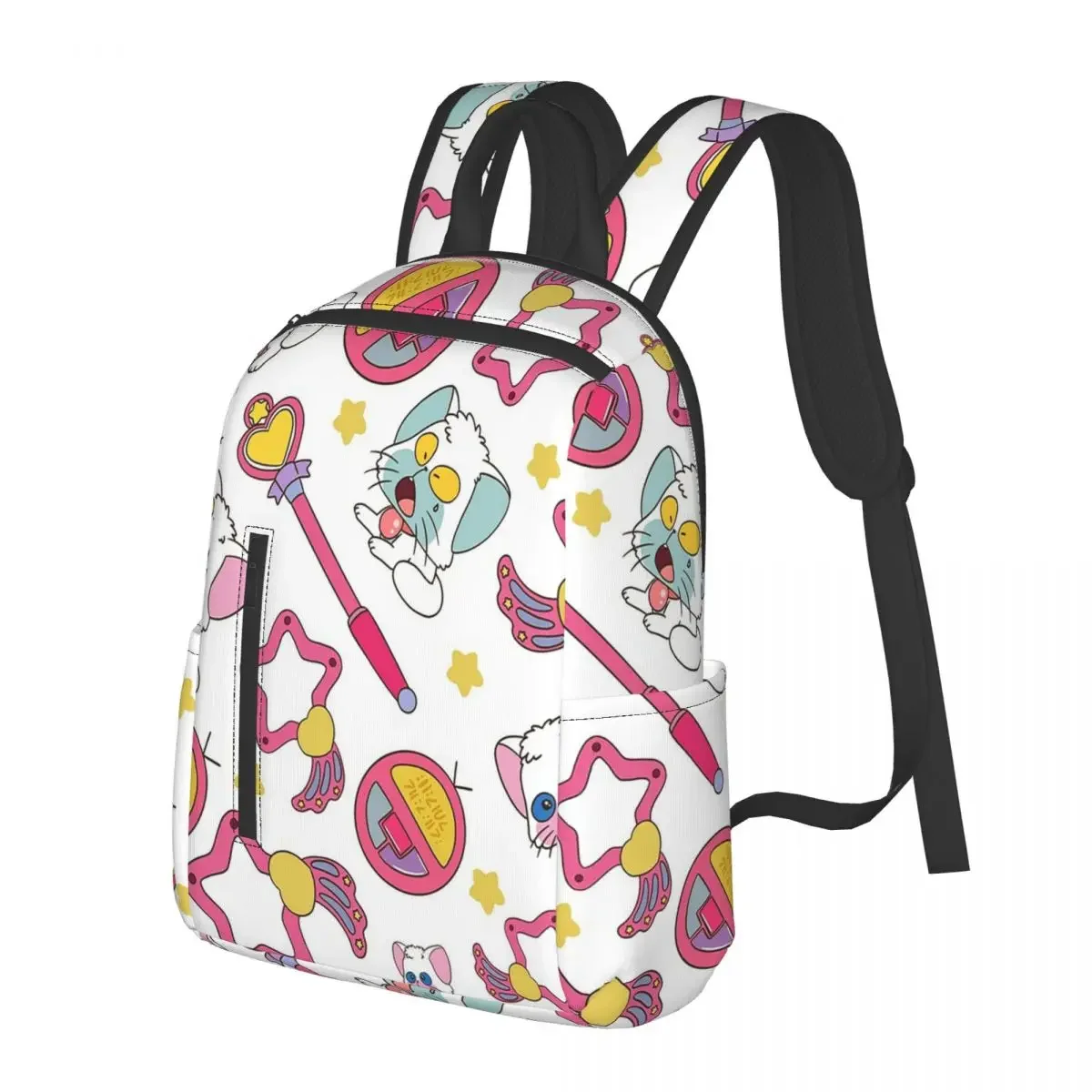 

Creamy Mami Design Student Backpack School Bag Hiking Travel Daypack for Boys Girls Fashion Bookbag Shoulder Bags