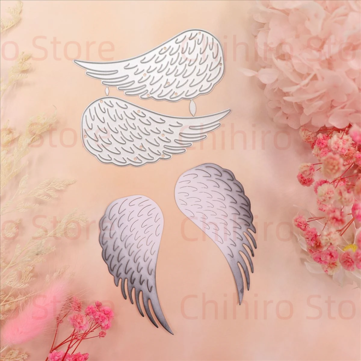 Angel Wings Cutting Dies Scrapbooking New DIY Scrapbooking Photo Album Decorative Embossing DIY Paper Card