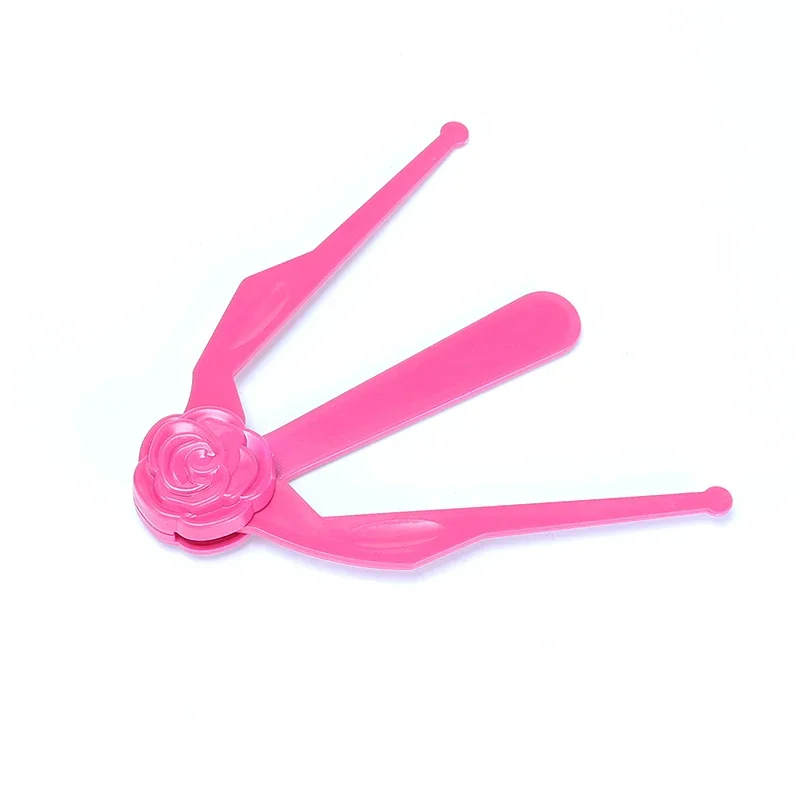 1pc Pink Eyebrow Ruler Positioning Eyebrow Golden Ratio Caliper Microblading Stencil Shaper Permanent Brows DIY Measuring Tool