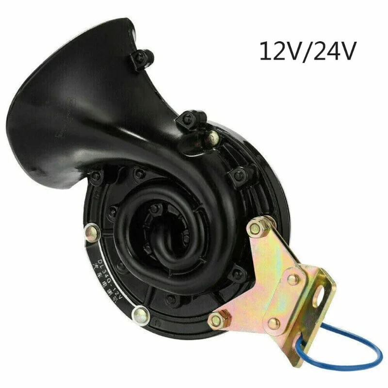 

300DB 12-24V поясной улитка воздушный звуковой сигнал тревоги автомобильная сигнализация звуковой сигнал для грузовика