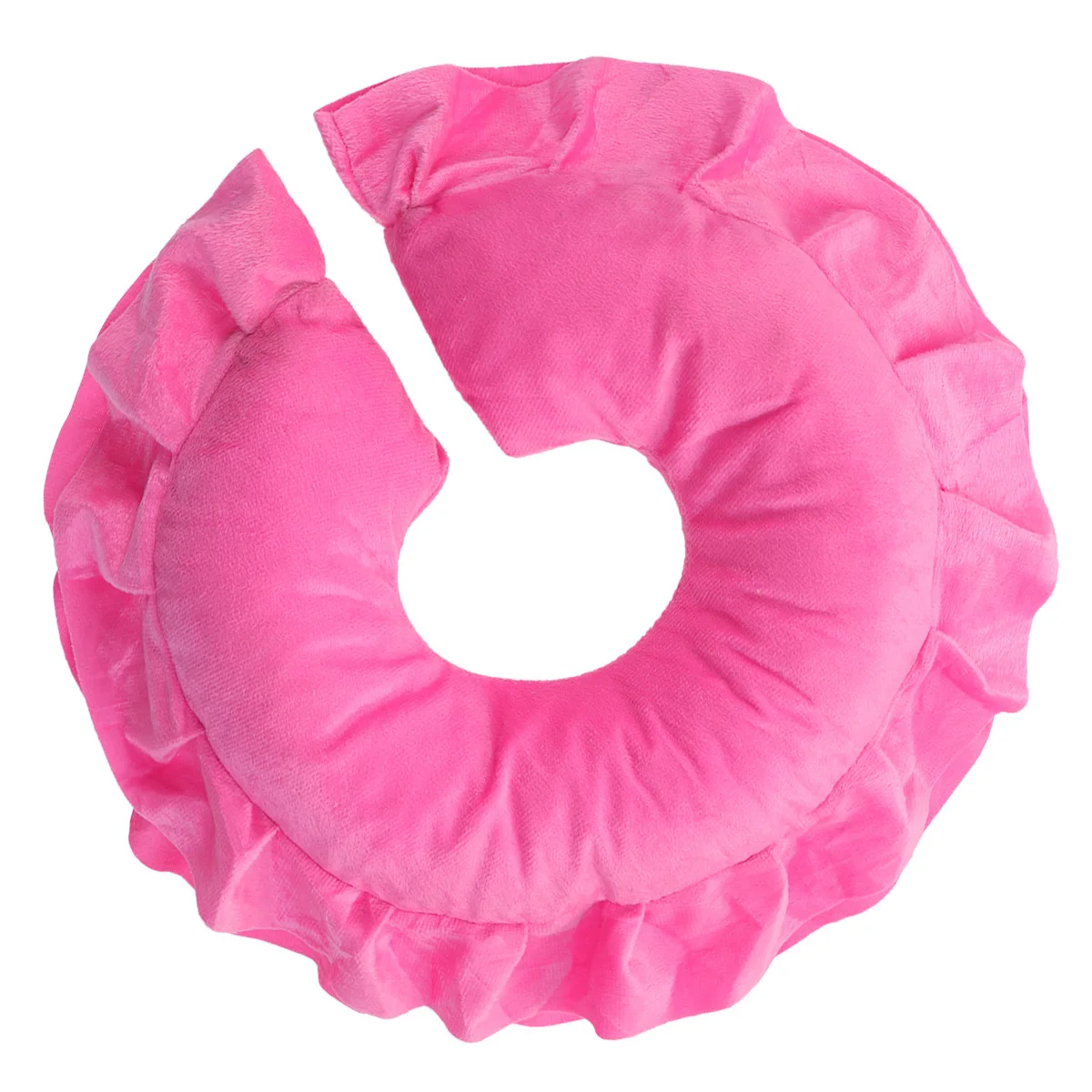 

Pink Cotton Face Cushion Massage Pillow for Beauty Salon Bed Face Pillow Relaxing Support Breathing Hole Design