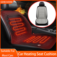 Automotive Supplies Winter Car Heating Seat Cushion 12V/24V Seat Warm Electric Plush Universal Heating Pad Seat Heating Cushion
