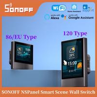 SONOFF NSPanel Smart Scene Wall Switch 86/120 Type Home Automation Thermostat Ewelink APP Voice Control Work With Alexa Google