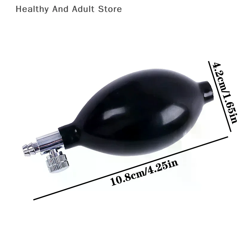 1pcs Inflatable Ball Blood Pressure Cervical Tractor Latex Air Inflation Balloon Bulb Pump Valve For Sphygmomanometer Tonometer view 4