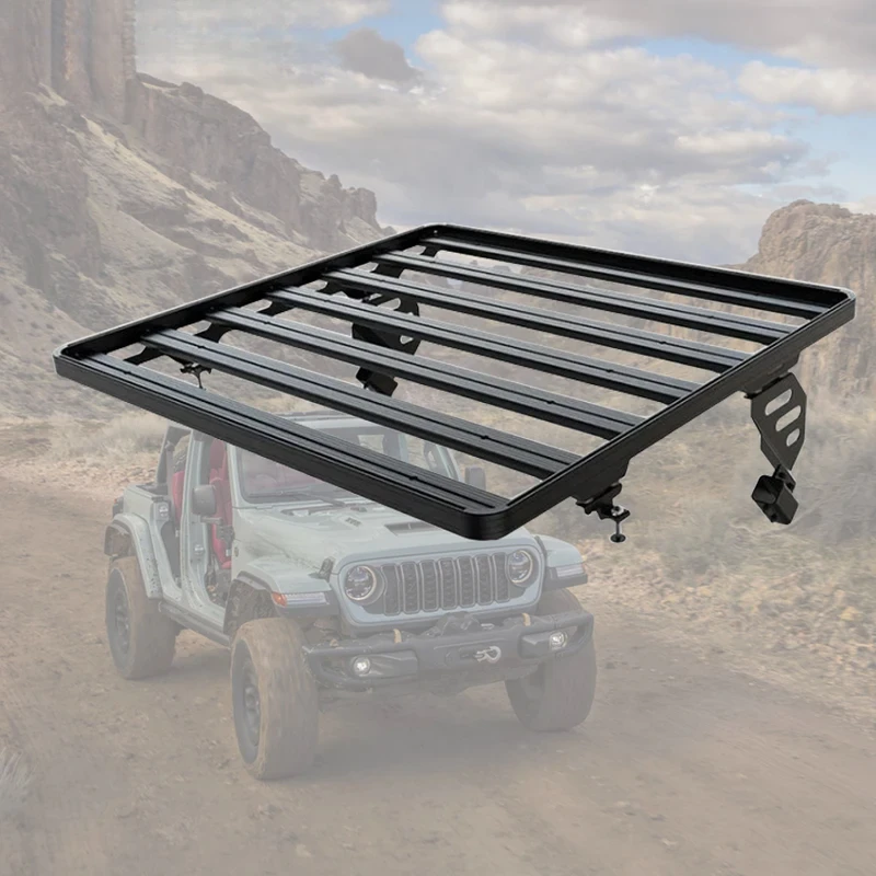 

Aluminum Travel Rack JK Car Lage Roof Rack Basket Outdoor Equipment Car Modification Parts