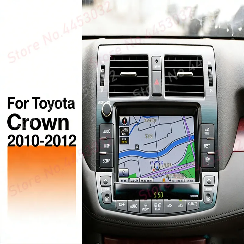 

Держатель для телефона в автомобиль с гравитационной фиксацией для Toyota Crown 2010-2012, горизонтальный кронштейн для GPS с основанием и аксессуарами