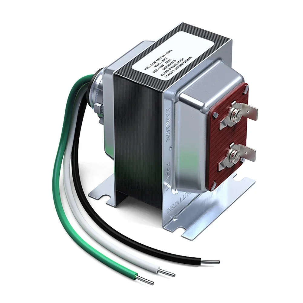 

16V 30VA video doorbell transformer shielded power transformer for wired doorbell and thermostat compatible with most brands