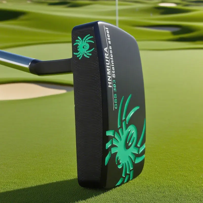 Клюшки для гольфа Черная клюшка для гольфа Широкая устойчивая клюшка для гольфа Стальные валы и головной убор для гольфа Длина 33/34/35