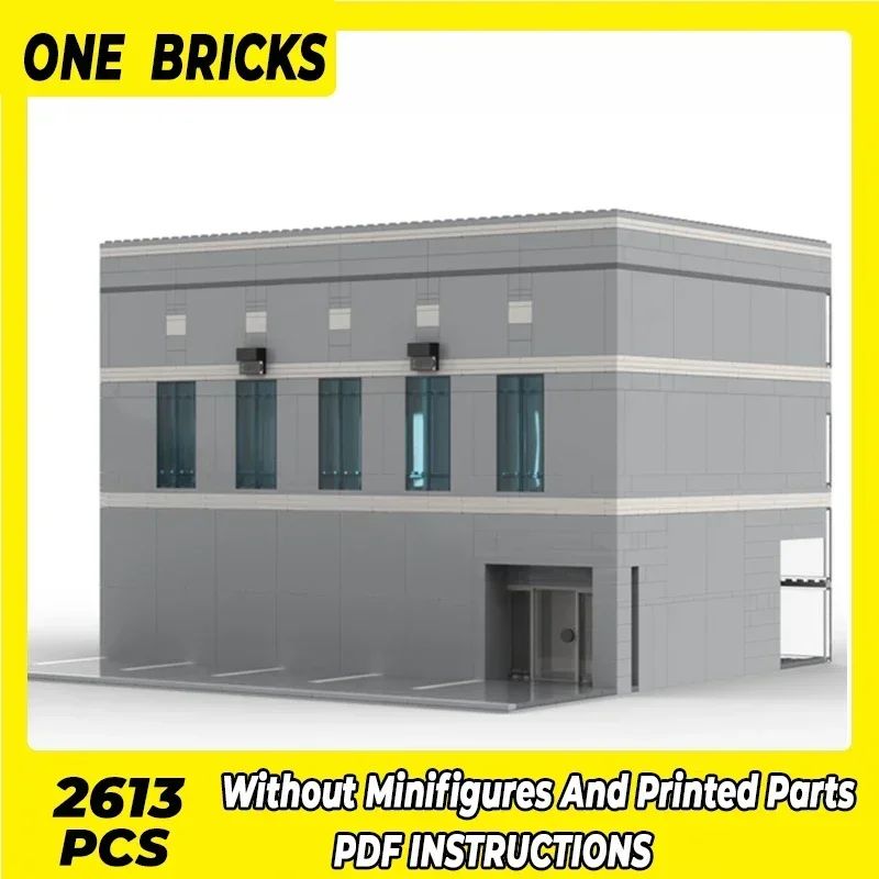 Moc Building Bricks Television Model Complete Office Building Technology Modular Blocks Gifts Christmas Toys DIY Sets Assembly